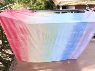 Telo gioco arcobaleno viscosa playsilk waldorf