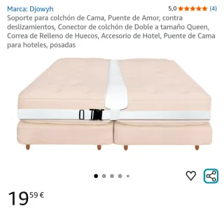 Unión de colchones de tela