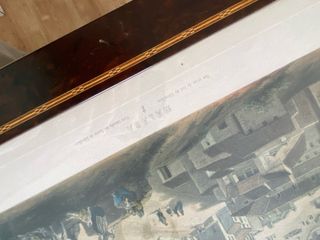Conjunto de 3 láminas antiguas de Málaga Siglo XIX