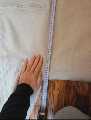 Jersey Adidas Lana Beige Media Cremallera