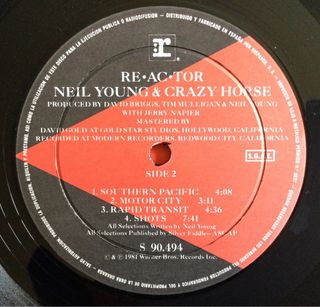 Neil Young  & Crazy Horse "Reactor" LP 1981 Spain