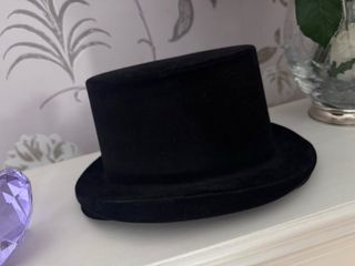 Sombrero de copa infantil negro