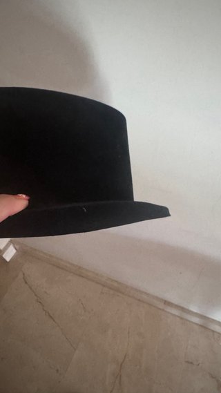 Sombrero de copa infantil negro