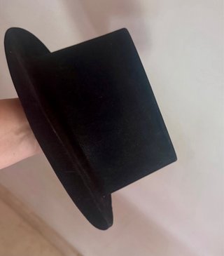 Sombrero de copa infantil negro