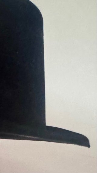 Sombrero de copa infantil negro