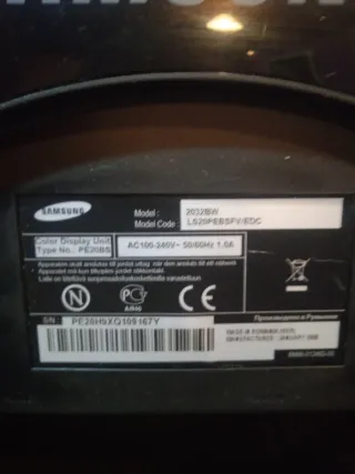 Monitor Samsung Negro