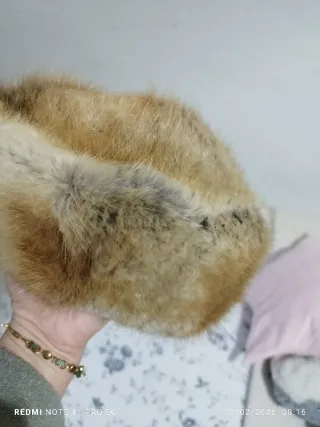 Sombrero de piel de conejo