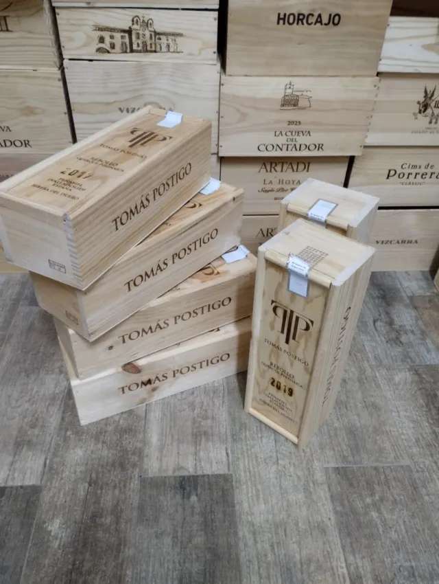 6 Cajas Magnum Madera Tomas Postigo