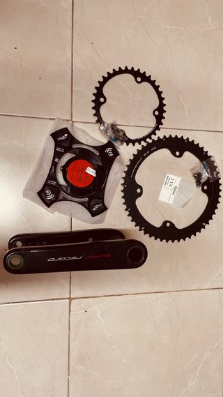 Pedaleiro Campagnolo Super Record com Potenciómetr