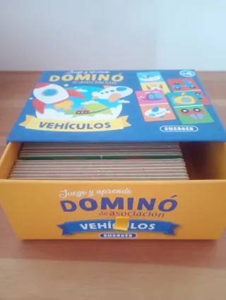 Domino infantil Susaeta  Tematica de vehículos