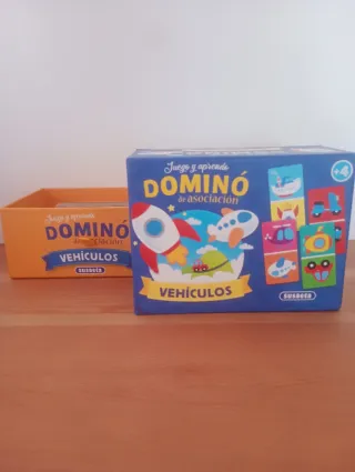 Domino infantil Susaeta  Tematica de vehículos