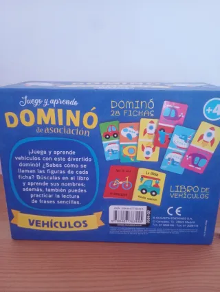Domino infantil Susaeta  Tematica de vehículos