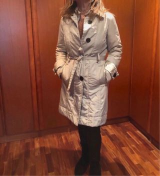 Gabardina Zara acolchada T.38