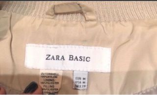Gabardina Zara acolchada T.38