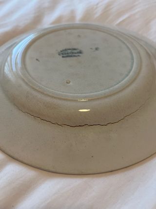 Dos platos llanos  Terre de Fer “Anemones”