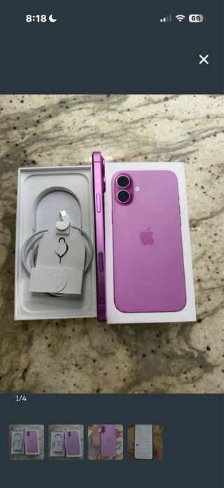 iPhone 16 Plus Rosa 256GB