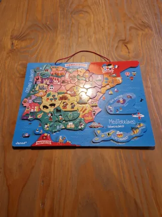 Puzzle Mapa Península Ibérica Provincias