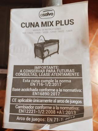 Cuna de viaje para bebé Guadalajara