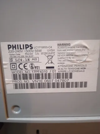 Televisor Philips HD Plata