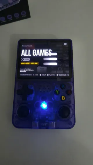 Consola Portátil R36S Morada