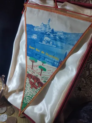 Banderín Sant Boi de Lluçanès Años 60