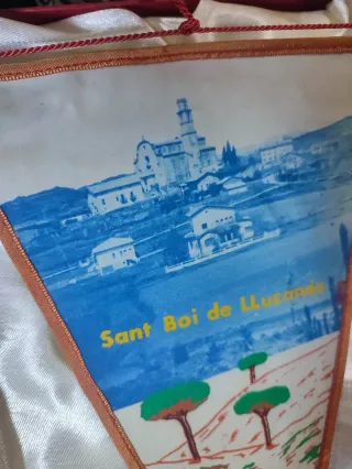 Banderín Sant Boi de Lluçanès Años 60