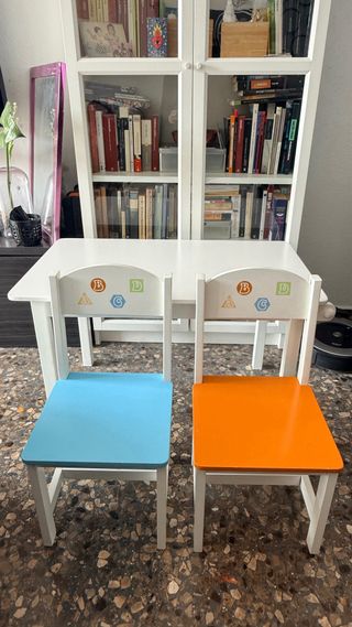 Escritorio infantil blanco