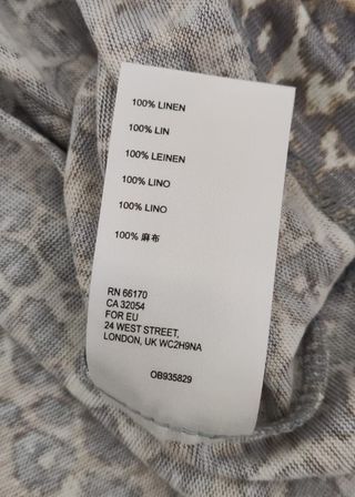 Top, camiseta gris de Anthropologie, XS