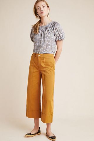 Top, camiseta gris de Anthropologie, XS