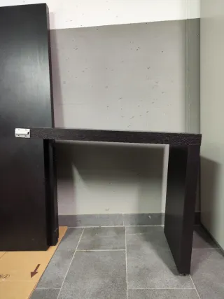 Escritorio IKEA MALM Negro 151x65cm