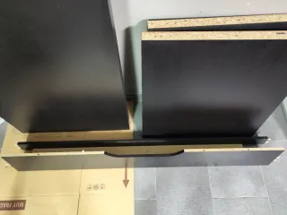 Escritorio IKEA MALM Negro 151x65cm