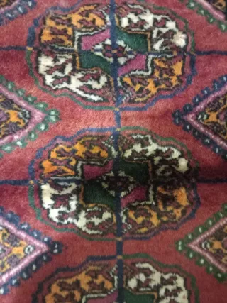 Tappeto Bukhara rosso lana