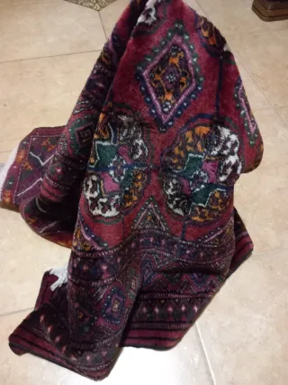 Tappeto Bukhara rosso lana