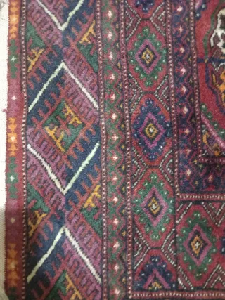 Tappeto Bukhara rosso lana