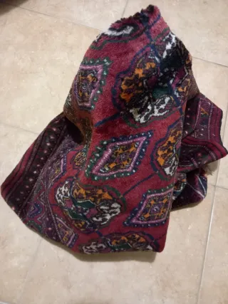 Tappeto Bukhara rosso lana