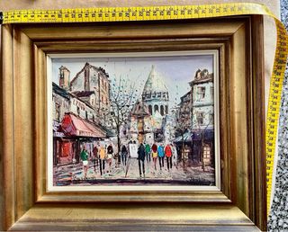 Cuadro Óleo Paris Mont Martre