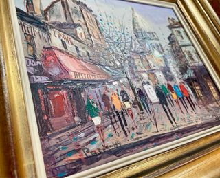 Cuadro Óleo Paris Mont Martre