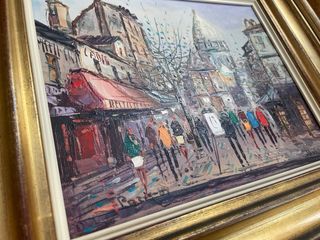 Cuadro Óleo Paris Mont Martre