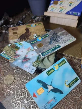 Tarjetas Telefónicas Años 90 retro