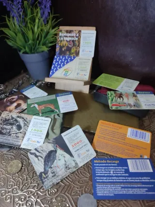 Tarjetas Telefónicas Años 90 retro