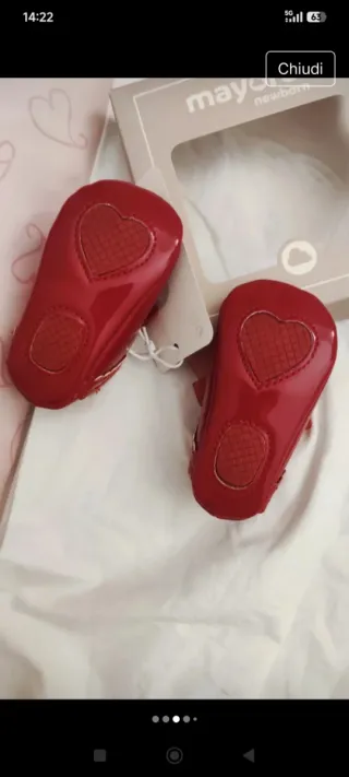 Scarpine Mayoral rosse tg 16