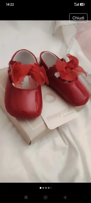 Scarpine Mayoral rosse tg 16