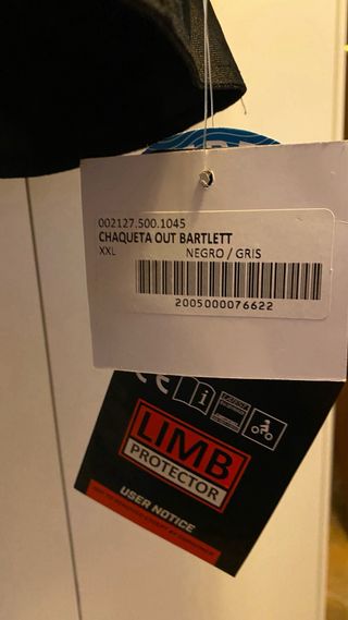 Chaqueta Moto Out Bartlett Negra XXL a estrenar