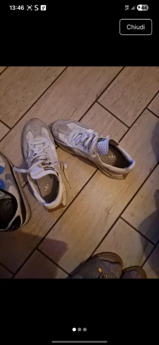 Scarpe Adidas uomo bianche42,5