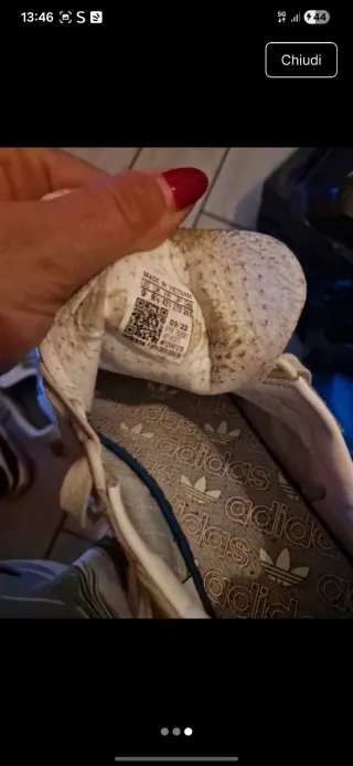 Scarpe Adidas uomo bianche42,5