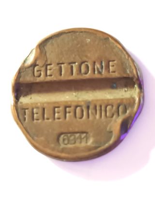 Gettone Telefonico NO LOGO 6311 piccolo errori