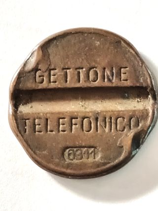 Gettone Telefonico NO LOGO 6311 piccolo errori