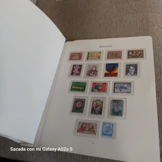 Álbum Sellos Austria 1969-1978