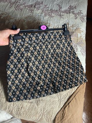 Falda estampada m