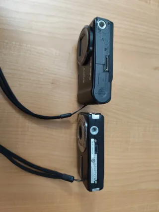 Lote 2 Cámaras Digitales Kodak y Sony Negras LEER